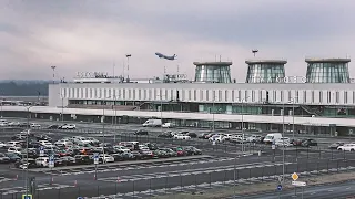 Pulkovo 2020. Morning plane spotting. View from the bridge.