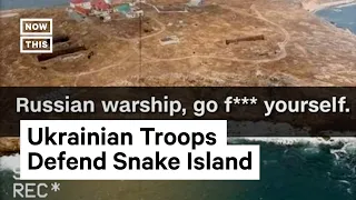 Ukrainian Troops Tell Russian Warship ‘Go F*ck Yourself’ #Shorts