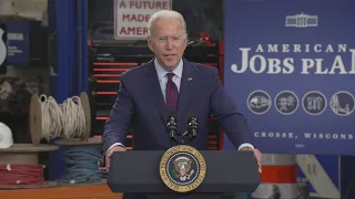 Biden Takes Infrastructure Message To Wisconsin