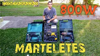 Comparação de Marteletes MAKITA, DeWALT e BOSCH