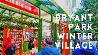 Bryant Park Winter Village | NYC