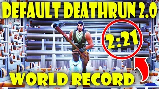 World Record JDuth Default Deathrun 2.0 in Fortnite Creative!