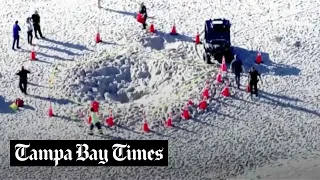 Sand hole collapse on Florida beach kills young girl