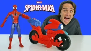 Spider Man Titan Hero Power FX Motorcycle ! || Toy Review || Konas2002