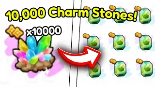 Opening 10,000 Charm Stones (WORTH IT?) in Pet Simulator 99!