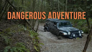 DANGEROUS Off-Road Adventure After Storm | Jeep Gladiator & Toyota 4Runner