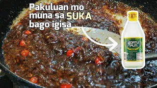 BAGOONG ALAMANG | SIKRETO PARA SUMARAP AT TUMAGAL