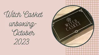 Witch Casket October 2023 unboxing