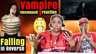 FALLING IN REVERSE - "VAMPIRE (REVAMPED)" REACTION | FIRST TIME HEARING THIS.. 😳😳