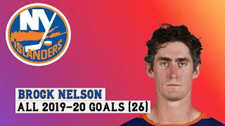 Brock Nelson (#29) All 26 Goals of the 2019-20 NHL Season