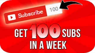 How To Get Your First 100 Subscribers In Just 1 Week!