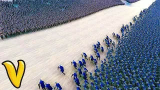 UBES 100,000 KNIGHTS AND ORCS! Ultimate Epic Battle Simulator HUGE Battles!