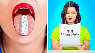 TRUQUES ESCOLARES MALUCOS | Ideias e Dicas Fantásticas Para Garotas, por 123GO Like!