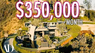 Inside A $350K Per Month Mountainside Resort Mansion | On The Market | Architectural Digest