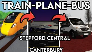 TRAIN , PLANE , BUS | Stepford Central - Canterbury | ROBLOX