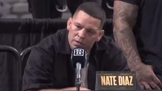 NATE DIAZ THREATENS REPORTER DURING JAKE PAUL PRESS CONFERENCE! 🍿