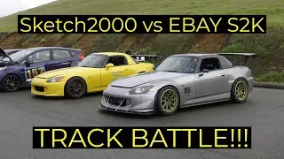Sketch2000 vs eBay S2K - Thunderhill West S2000 Track Battle of the Century