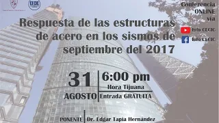 Respuesta de las estructuras de acero en los sismos de septiembre del 2017