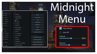 GTA 5 Midnight Mod Menu Showcase UNDETECTED GTA 5