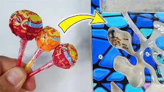 QUE PASA SI LE DAS A UNAS HORMIGAS CHUPA CHUPS QUE PINTA LA LENGUA