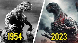 Evolution of GODZILLA in Movies (1954-2021)