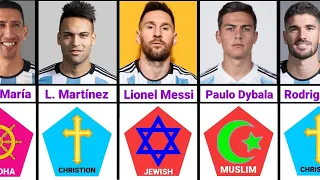 Religion of Argentina Famous Football Players 2023  Christian, Muslim, Buddhism