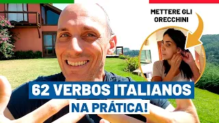 62 VERBOS ITALIANOS NA PRÁTICA em menos de 7 minutos! [ITALIANO COM LEGENDA] - Vou Aprender Italiano