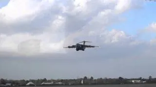 C-17 Globemaster Landing Charleston AFB