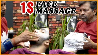 ASMR Face Massage for Skin Rejuvenation by STREET BARBER💈#asmr