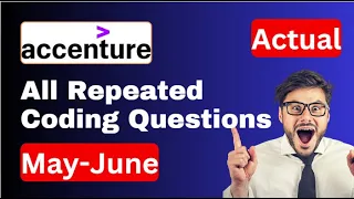 All  | Accenture latest coding questions | Accenture Assessment test 2024