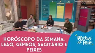 Horóscopo da semana: Leão, Gêmeos, Sagitário e Peixes