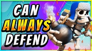 UNBREAKABLE DEFENSE! BEST PLAYERS in CLASH ROYALE LOVE THIS DECK!