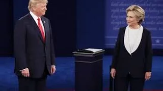 US Presidential Debate : No Handshake At Last Trump - Clinton Debate Opening