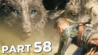 SKOLL AND HATI (GIANT WOLVES) in GOD OF WAR RAGNAROK PS5 Walkthrough Gameplay Part 58 (FULL GAME)