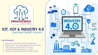 Webinar on Industrial IOT and Industry  4 0