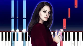 Lana Del Rey - Cinnamon Girl (Piano Tutorial)