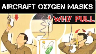 Aircraft Oxygen Masks, how they work and why you have to pull to make them work.