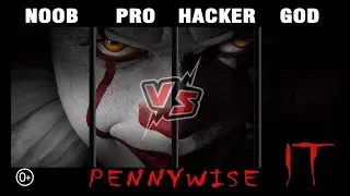 MINECRAFT ANIMATION: NOOB SCARY STORIES. BATTLE WITH DANCING CLOWN PENNYWISE "IT" in Minecraft! 13+