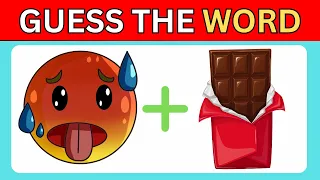 Can You Guess the WORD By The Emojis? 🤔💡| Guess The Emoji |Quiz