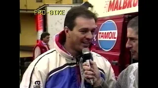 Rally del Ciocco 1992 Intervista pregara a Franco Cunico 1° Assoluto