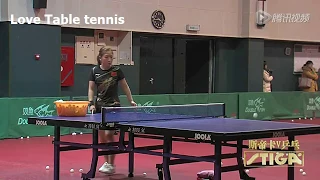 Liu Shiwen Training Serve - Table tennis training