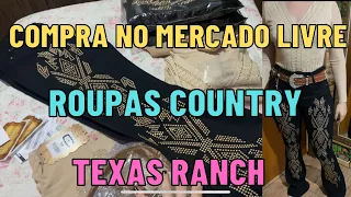 COMPRINHAS DE MODA COUNTRY PARA O BARRETÃO - TEXAS RANCH PELO MERCADO LIVRE