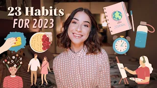 23 HABITS FOR 2023 - Jahresvorsätze, Gewohnheiten & Ziele, die mein Leben verbessern werden