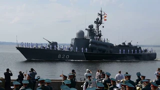 Парад кораблей и авиации на день ВМФ Кронштадт 29 июля 2018