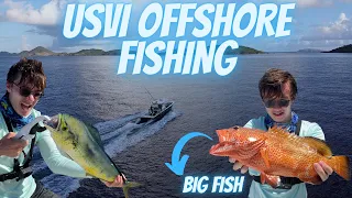 Offshore Fishing US Virgin Islands (Mahi, Grouper, Snapper, Sharks) Catch, Clean and Cook