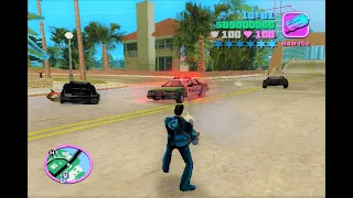 Fighting with Police and Army // GTA Vice City // Game Zone