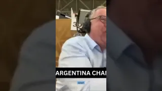 Argentinian Commentator being emotional over Argentina win #messi #worldcup