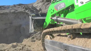 Caterpillar 973D in ACTION ! Strong Kirovets K 700!  Cool rc construction Site!