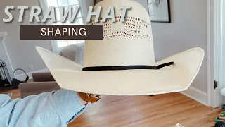 How to Shape a Straw Hat