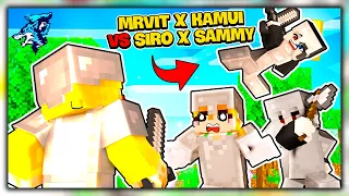 Minecraft nhưng Trò Chơi Sinh Tồn Tập 8: Siro và Công Chúa Sammy Đại Chiến Mr Vịt và Kamui